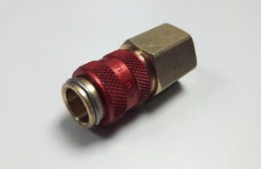 Cuplă rapidă roșie 1/4"