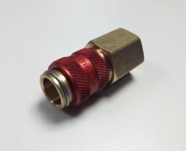 Cuplă rapidă roșie 1/4"