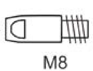 Duză contact M8x30x1.0mm Al