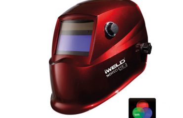 Mască electronică roșu metalic NORED EYE 3