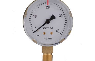 Manometru reductor acetilenă 40/20bar 63mm