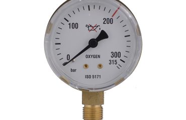 Manometru reductor oxigen 315/200bar 63mm