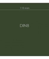 Sticlă protecție neagră DIN 8 90x110mm