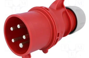 Conector alimentare AC trifazat mufă tată 32A