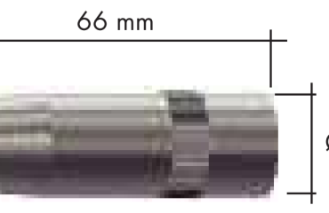 Duză gaz conică 22x14.5x66mm